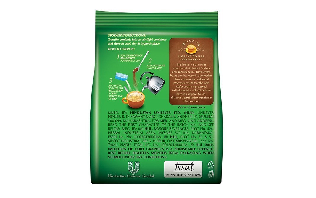Bru Instant Coffee    Pack  100 grams